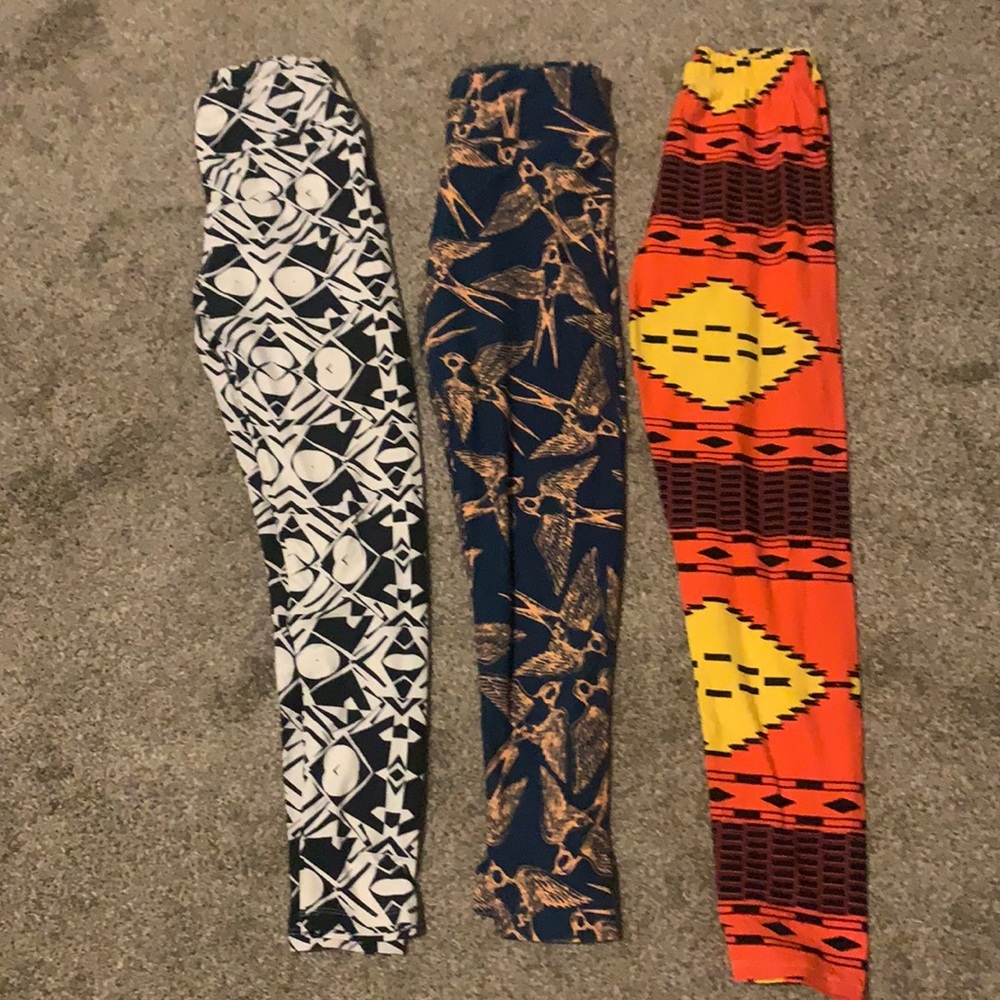 3 pairs Lularoe leggings